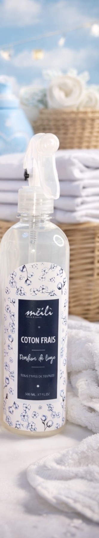 Meïlì Coton Frais, parfum de linge