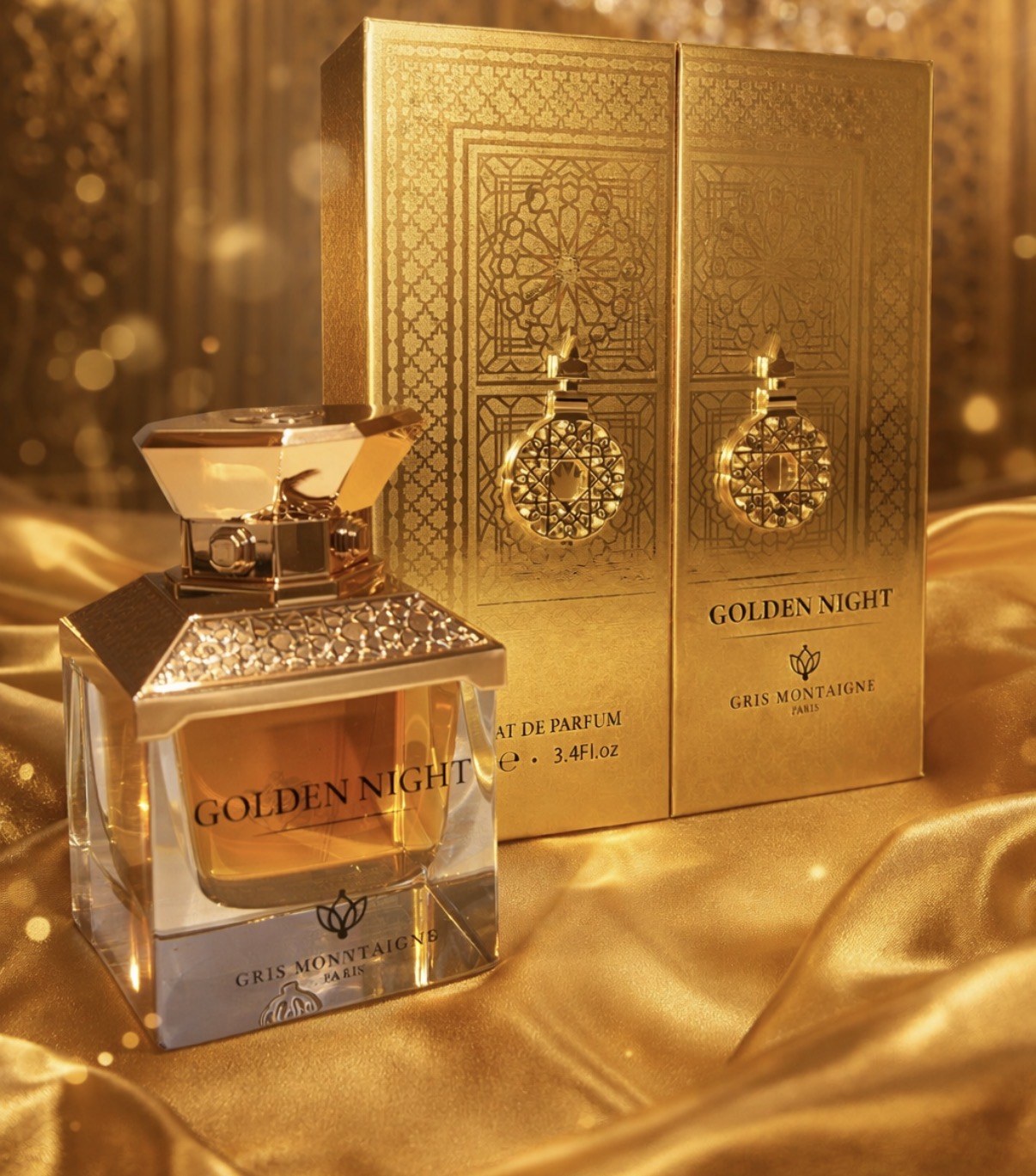 Golden Night, extrait de parfum Gris Montaigne